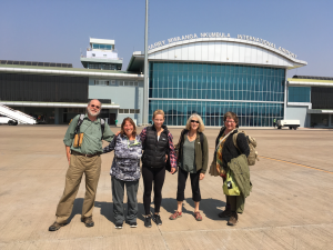 Our group at the Livingstone Airport